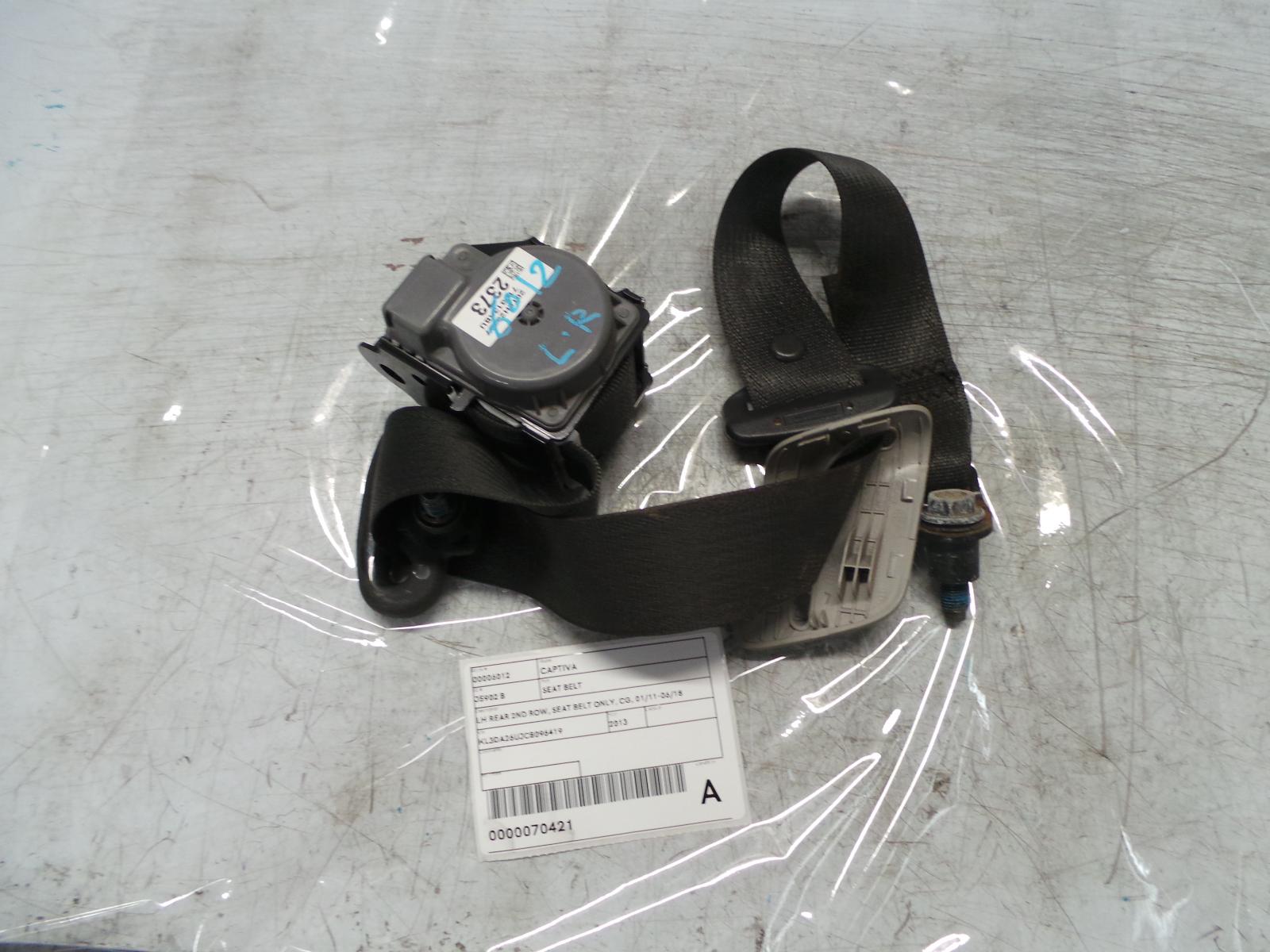 View Auto part Seatbelt/Stalk Holden Captiva 2013