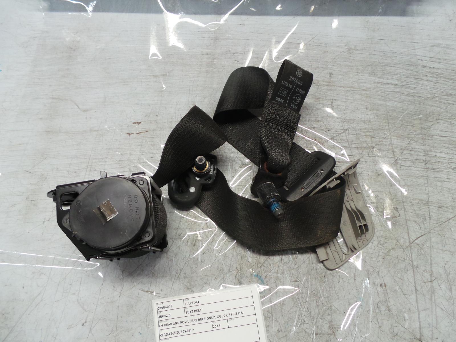 View Auto part Seatbelt/Stalk Holden Captiva 2013