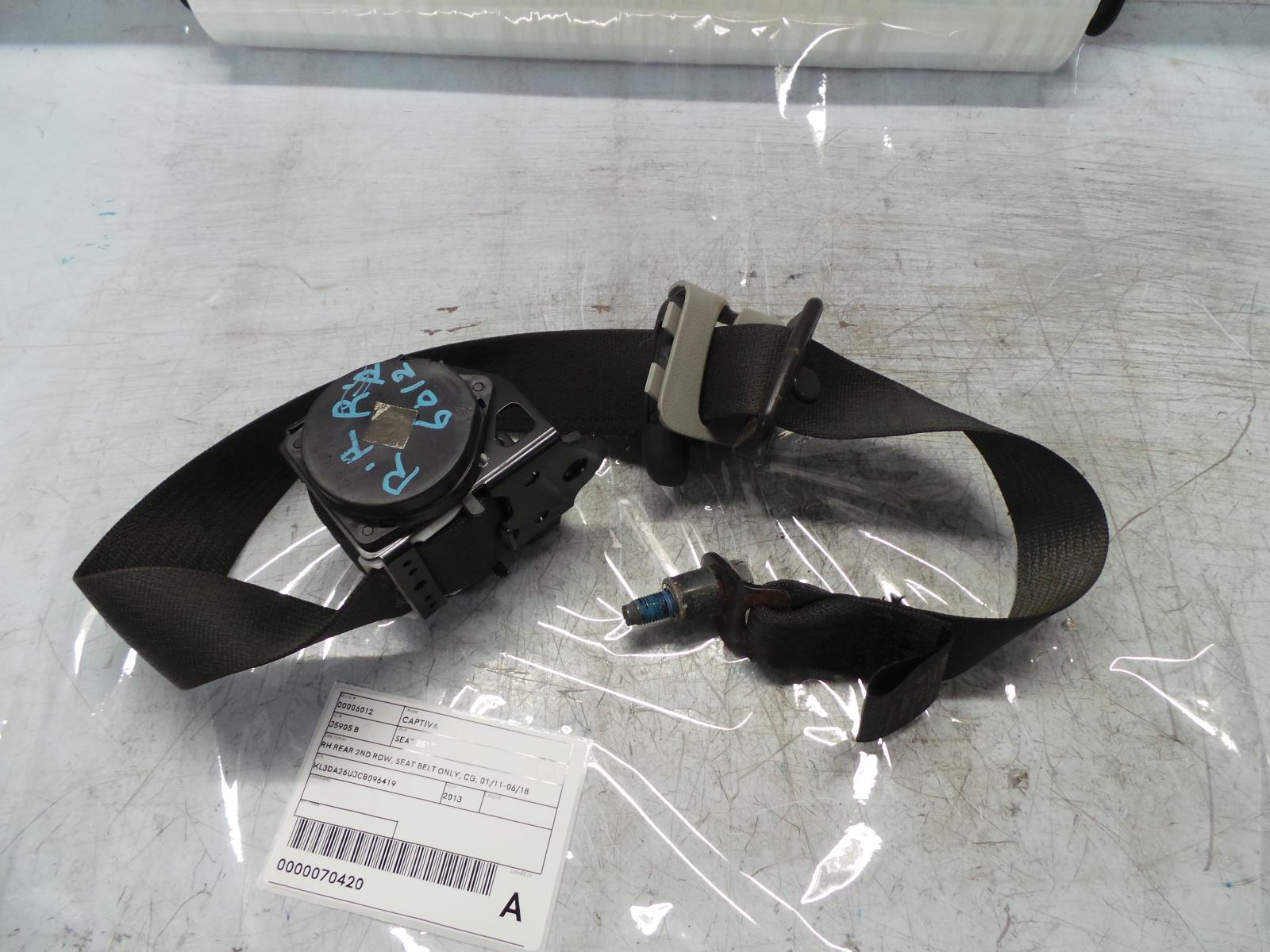 2013 Holden Captiva Seatbelt/Stalk View Auto part Seatbelt/Stalk Holden Captiva 2013