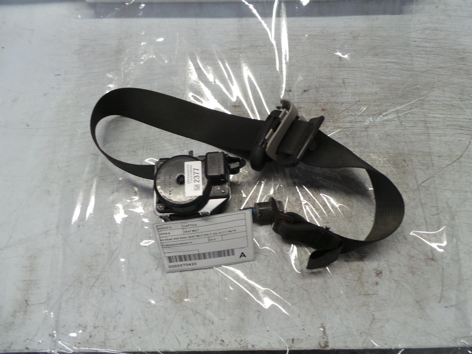 2013 Holden Captiva Seatbelt/Stalk View Auto part Seatbelt/Stalk Holden Captiva 2013