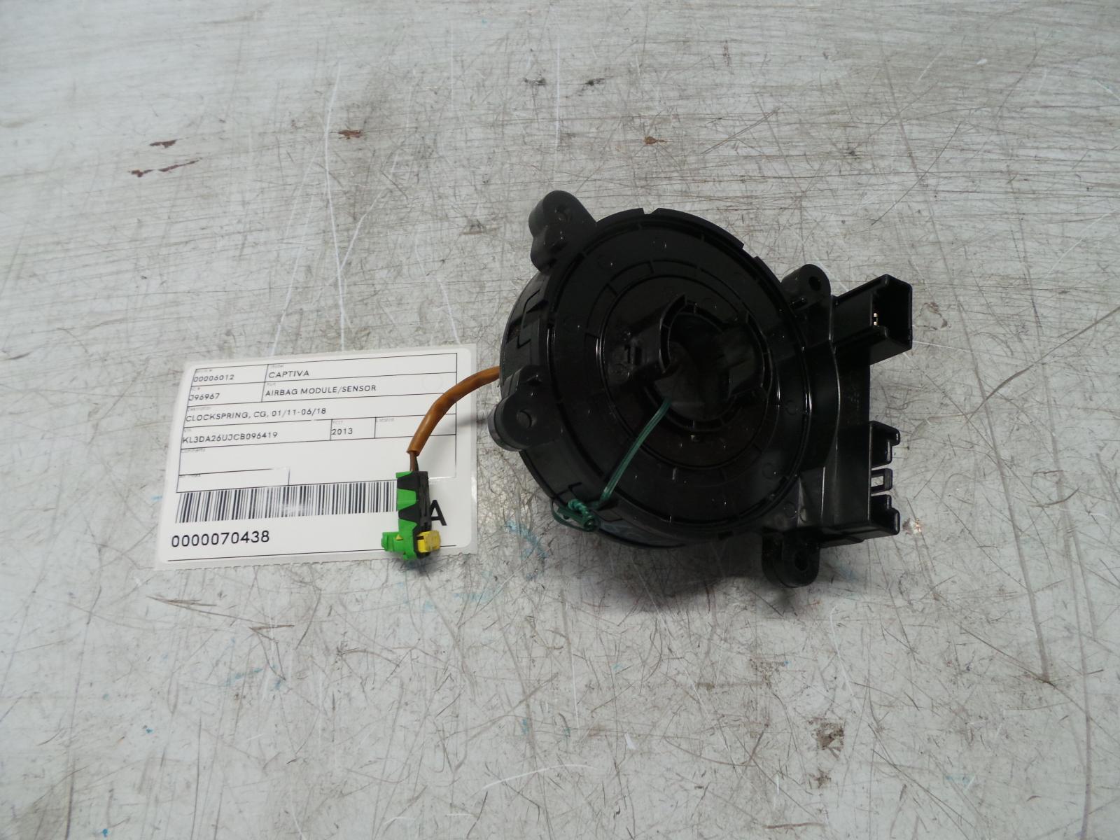 2013 Holden Captiva Airbag Module/Sensor View Auto part Airbag Module/Sensor Holden Captiva 2013