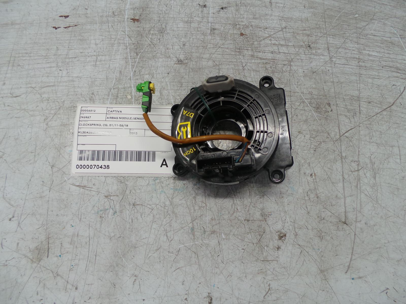 2013 Holden Captiva Airbag Module/Sensor View Auto part Airbag Module/Sensor Holden Captiva 2013