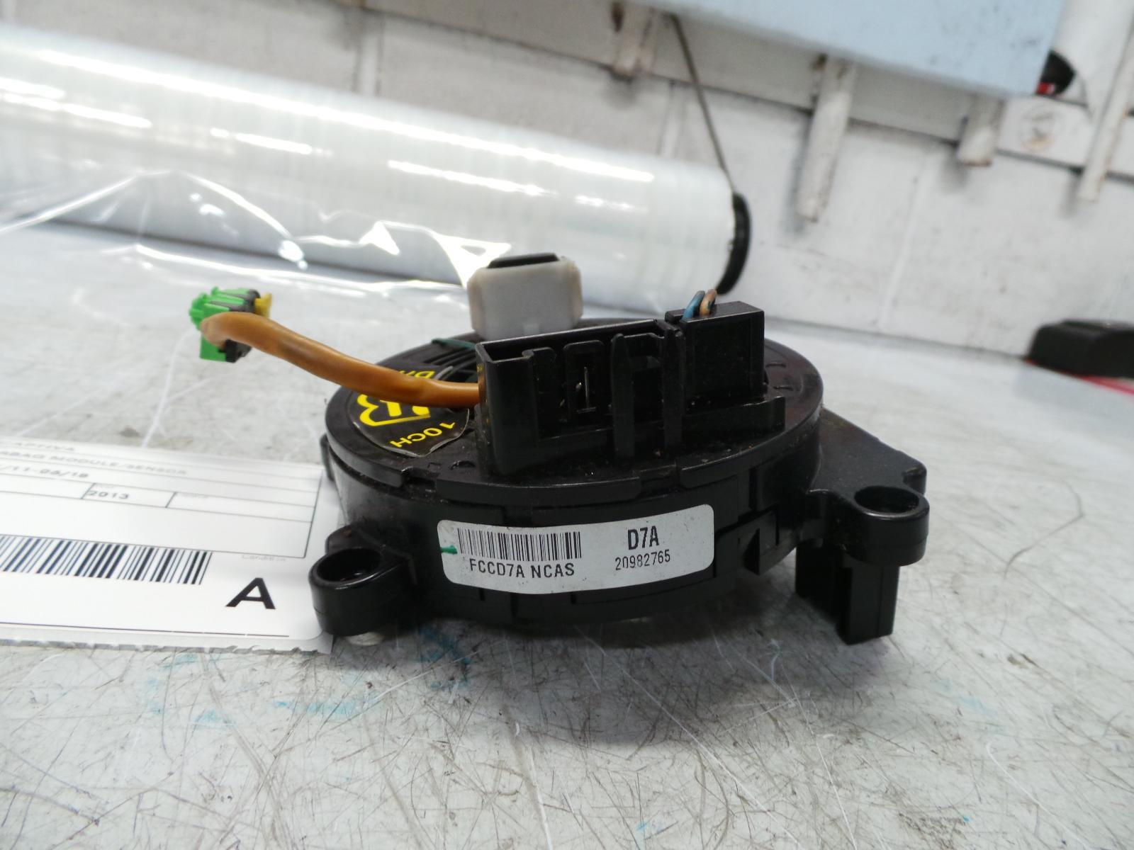 2013 Holden Captiva Airbag Module/Sensor View Auto part Airbag Module/Sensor Holden Captiva 2013