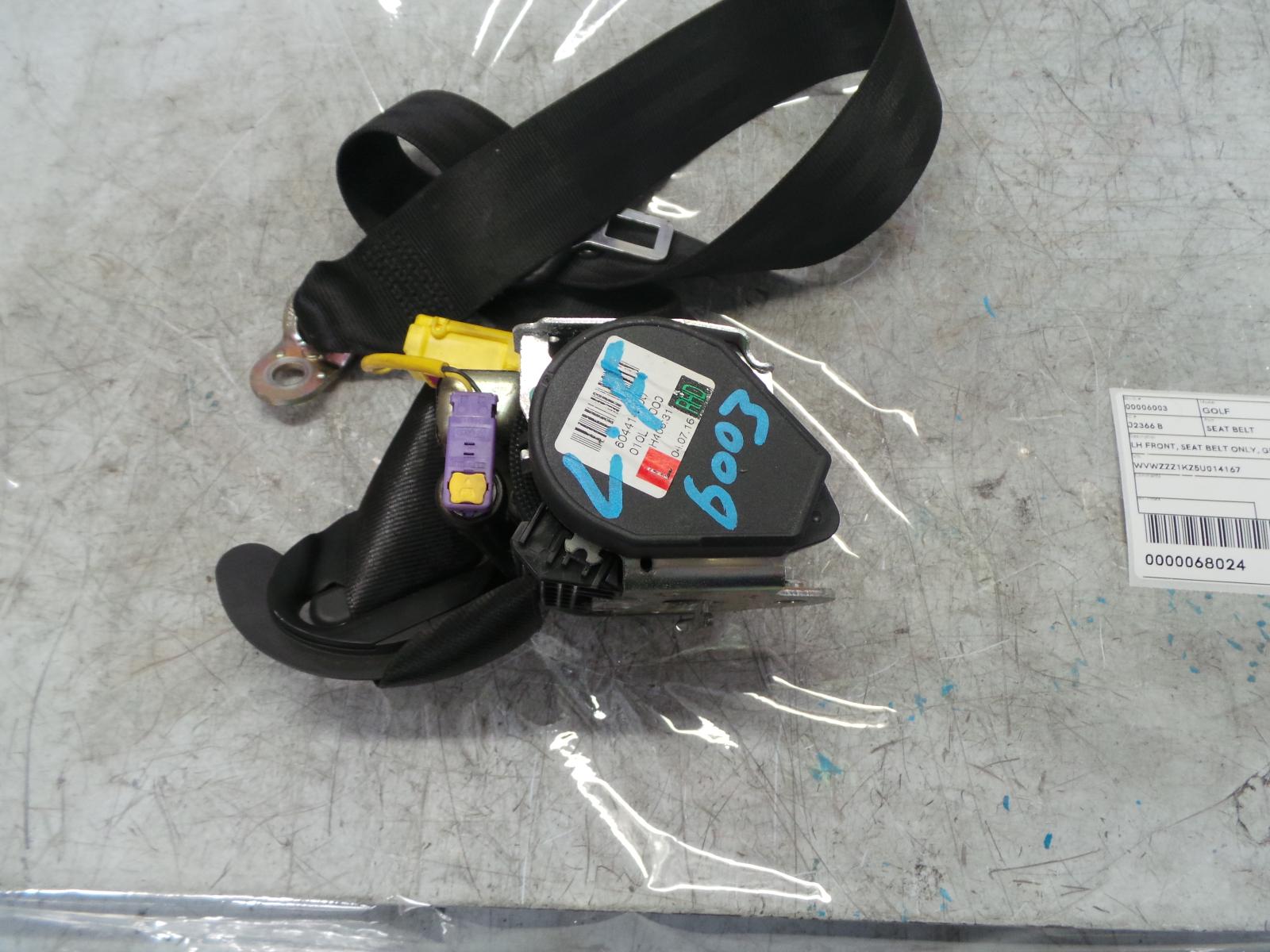 2005 Volkswagen Golf Seatbelt/Stalk View Auto part Seatbelt/Stalk Volkswagen Golf 2005