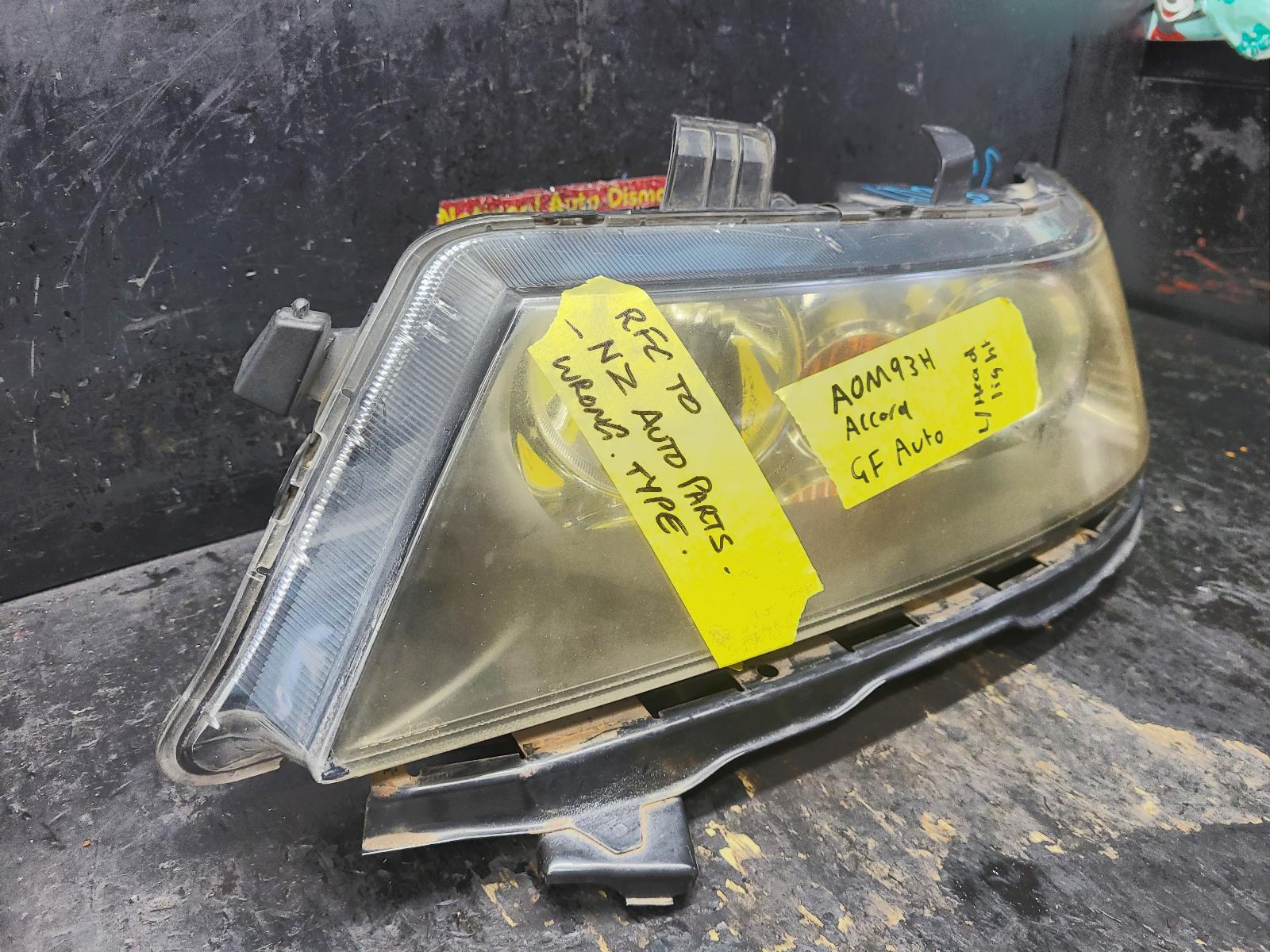 2005 Honda Accord Left Headlamp View Auto part Left Headlamp Honda Accord 2005