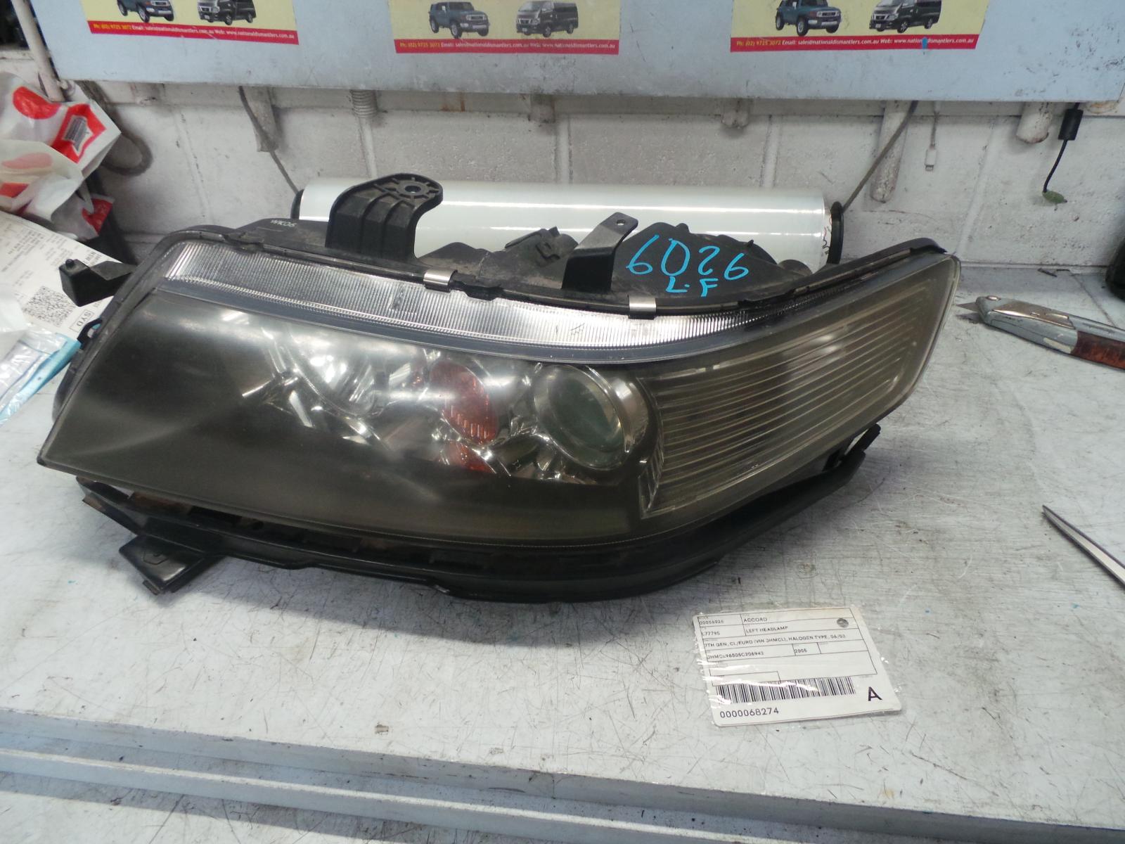 2005 Honda Accord Left Headlamp View Auto part Left Headlamp Honda Accord 2005