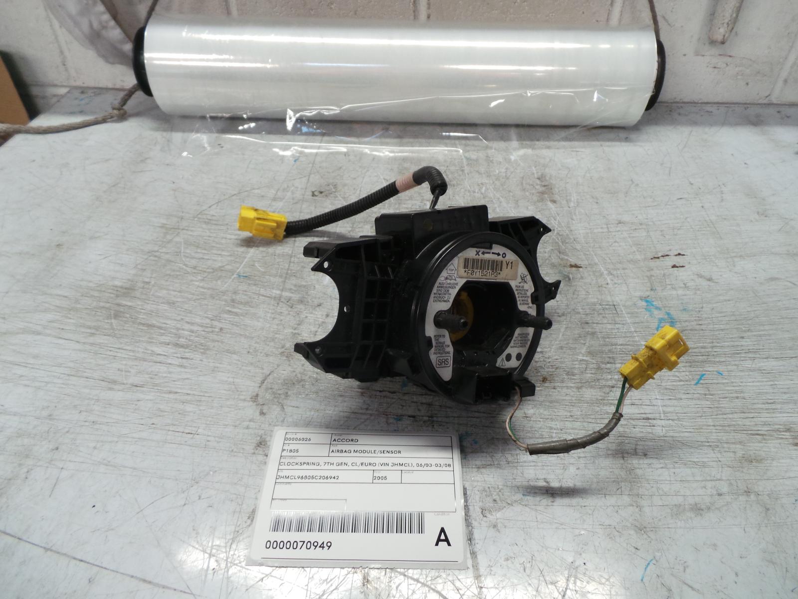 View Auto part Airbag Module/Sensor Honda Accord 2005
