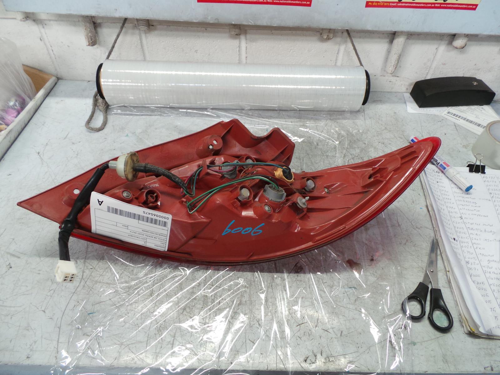 View Auto part Left Taillight Mazda 2 2009