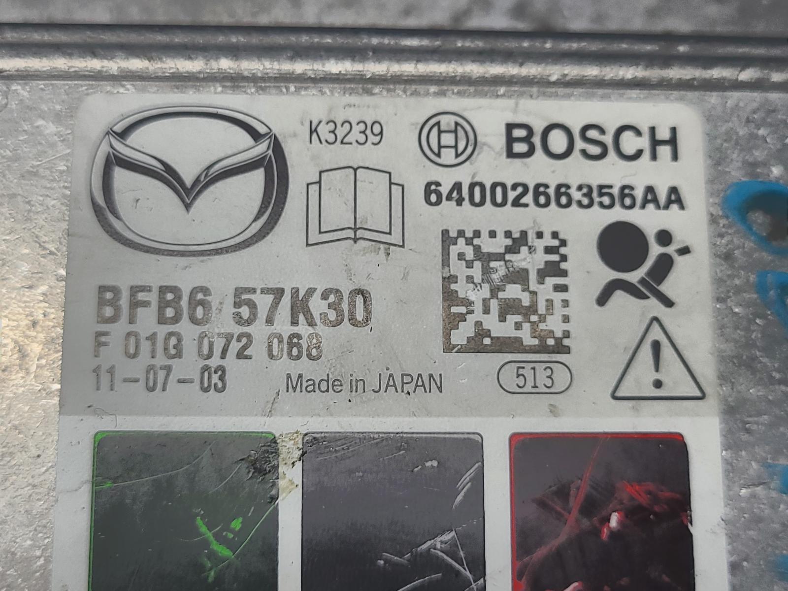 View Auto part Airbag Module/Sensor Mazda 3 2011