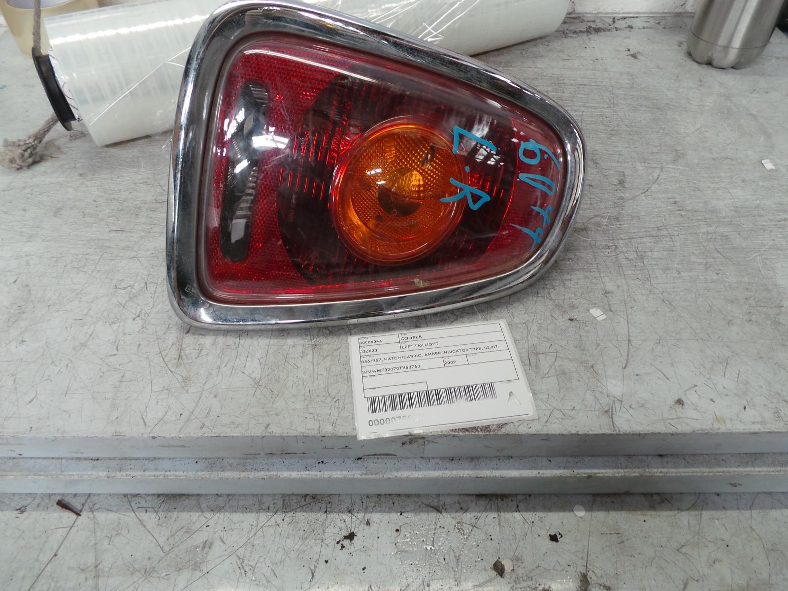 View Auto part Left Taillight Mini Cooper 2009