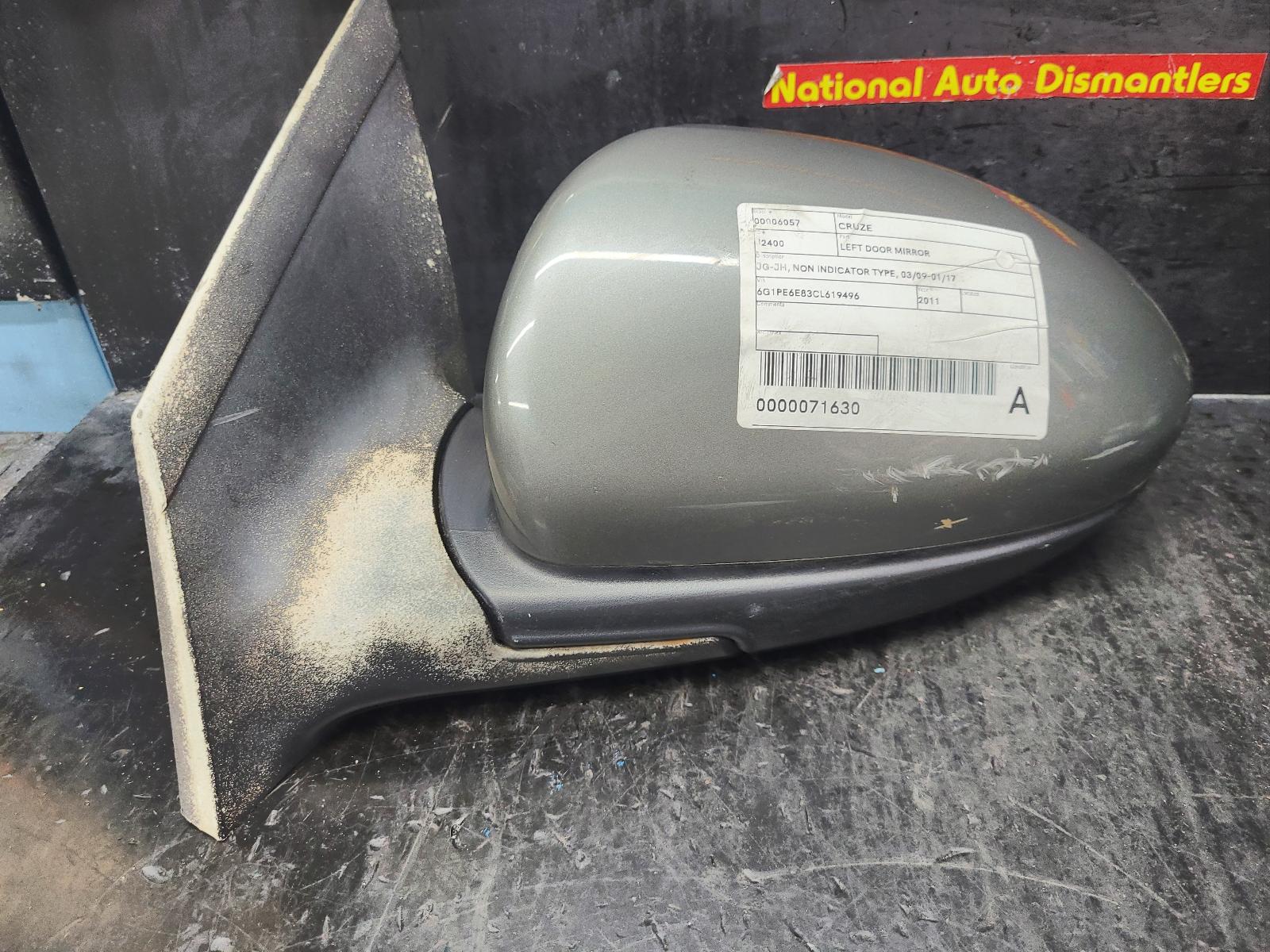 View Auto part Left Door Mirror Holden Cruze 2011