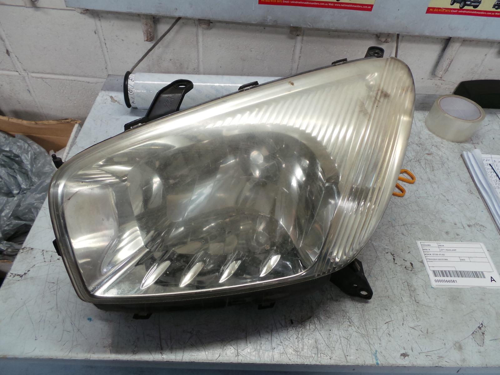 View Auto part Left Headlamp Toyota Rav4 2003
