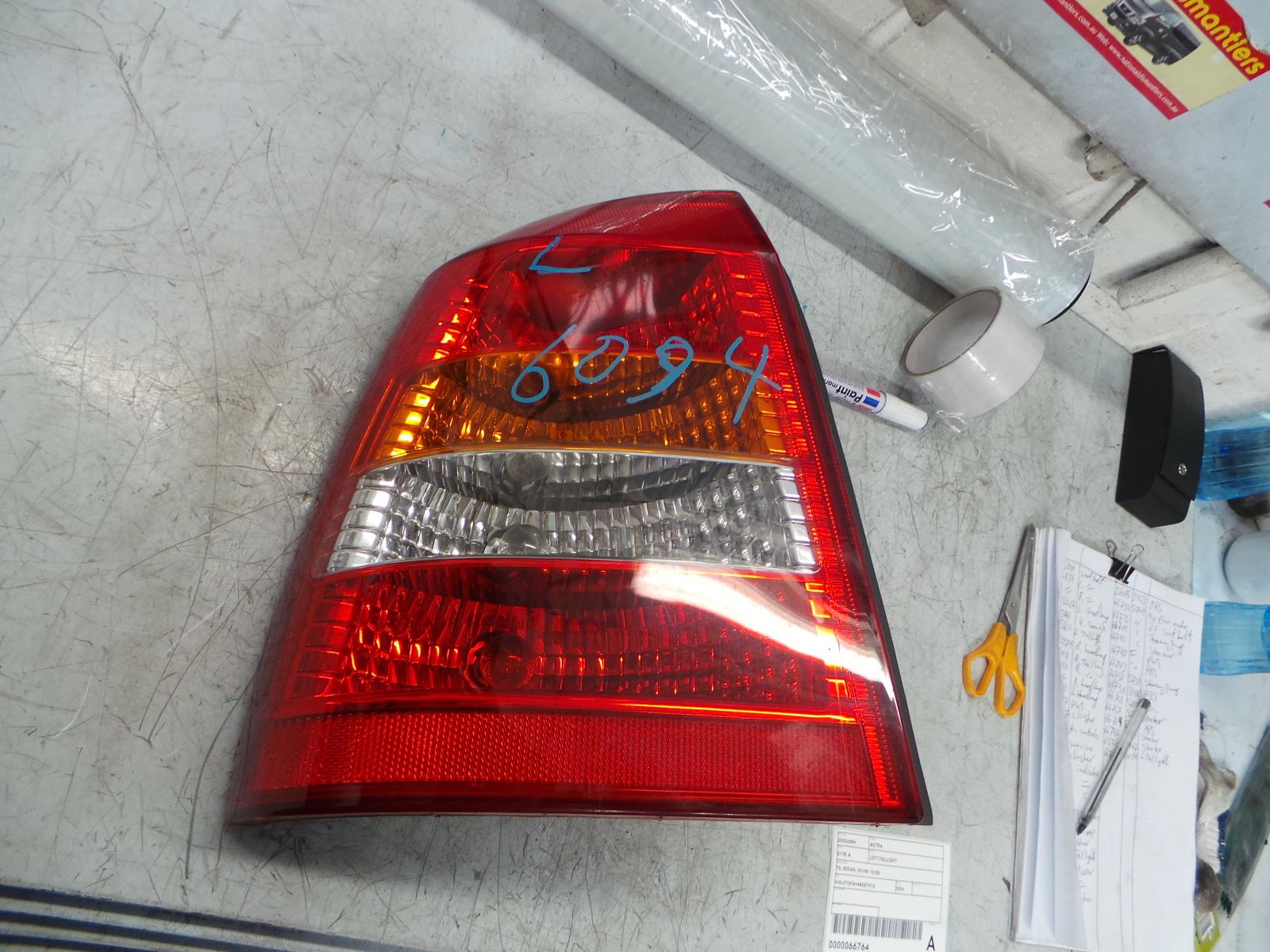View Auto part Left Taillight Holden Astra 2004