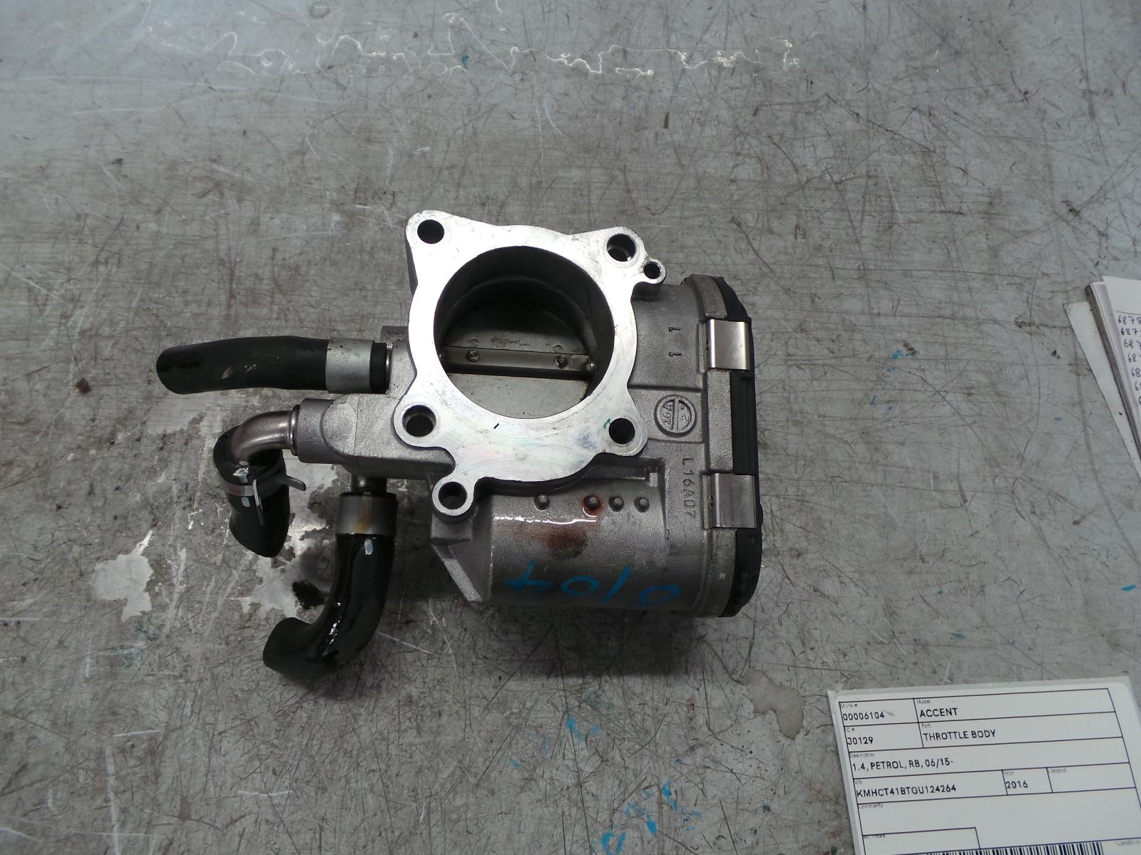 View Auto part Throttle Body Hyundai Accent 2016