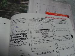 View Auto part Owners Handbook Toyota Avalon 2005