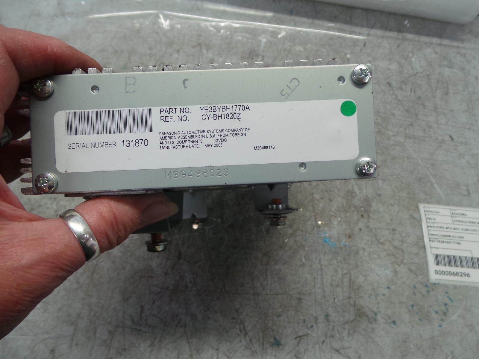 View Auto part Radio/Cd/Dvd/Sat/Tv Honda Accord 2009