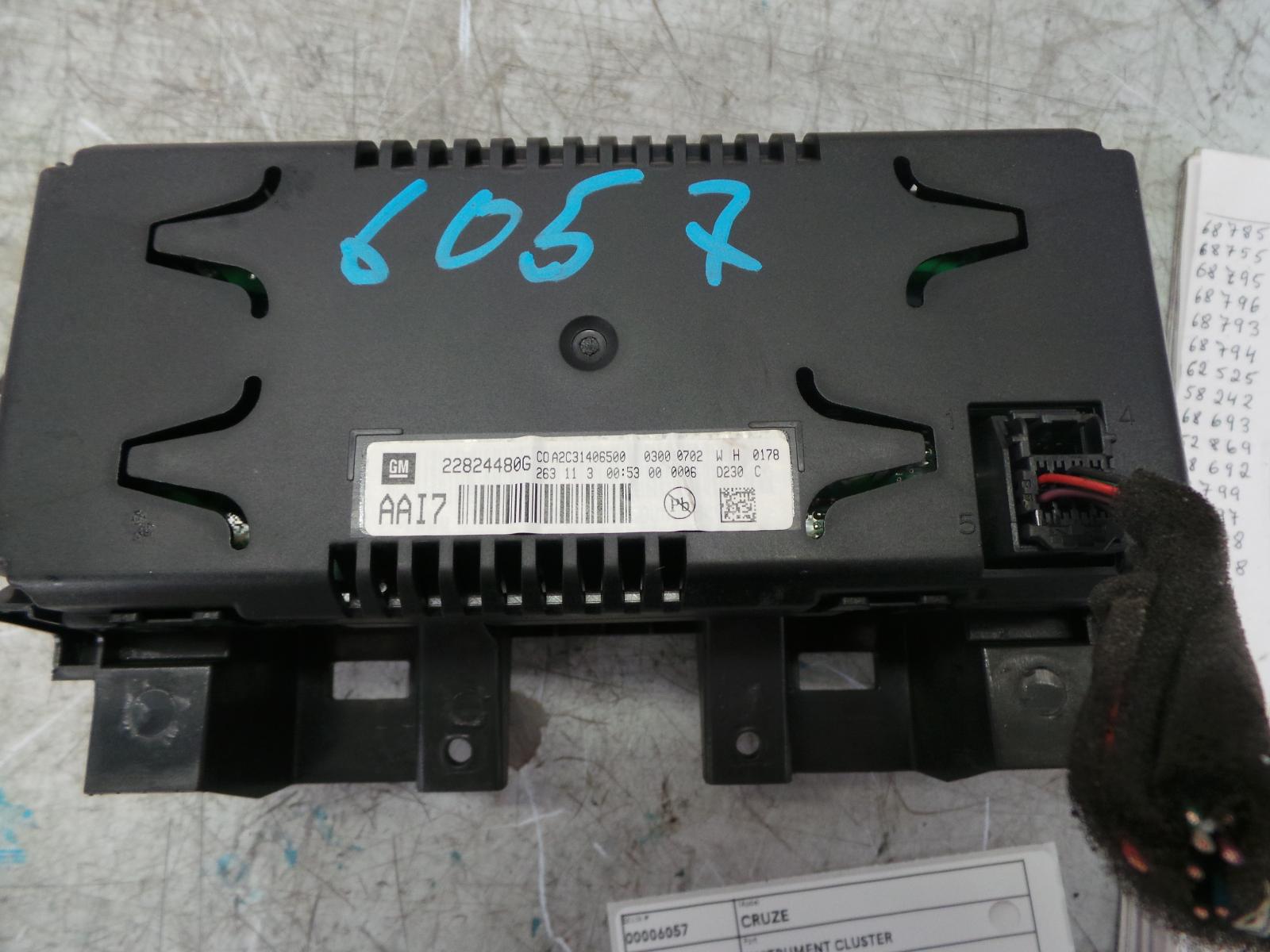 View Auto part Instrument Cluster Holden Cruze 2011