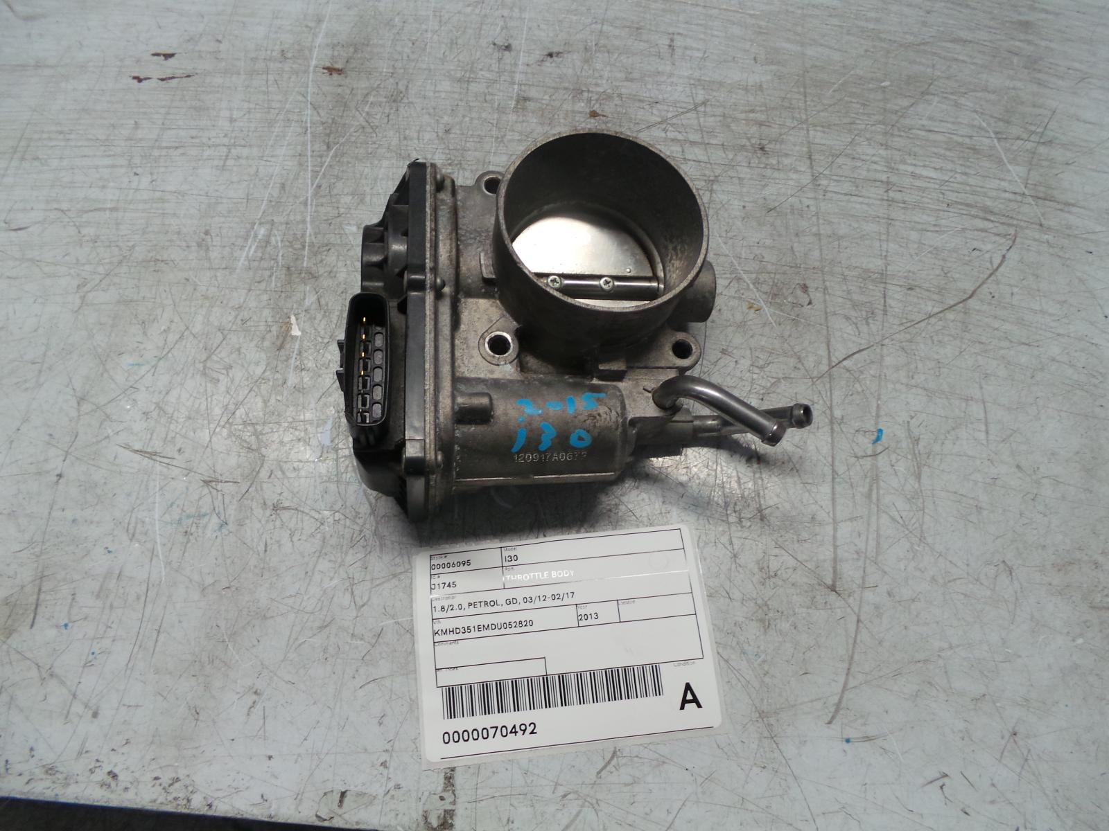 View Auto part Throttle Body Hyundai I30 2013