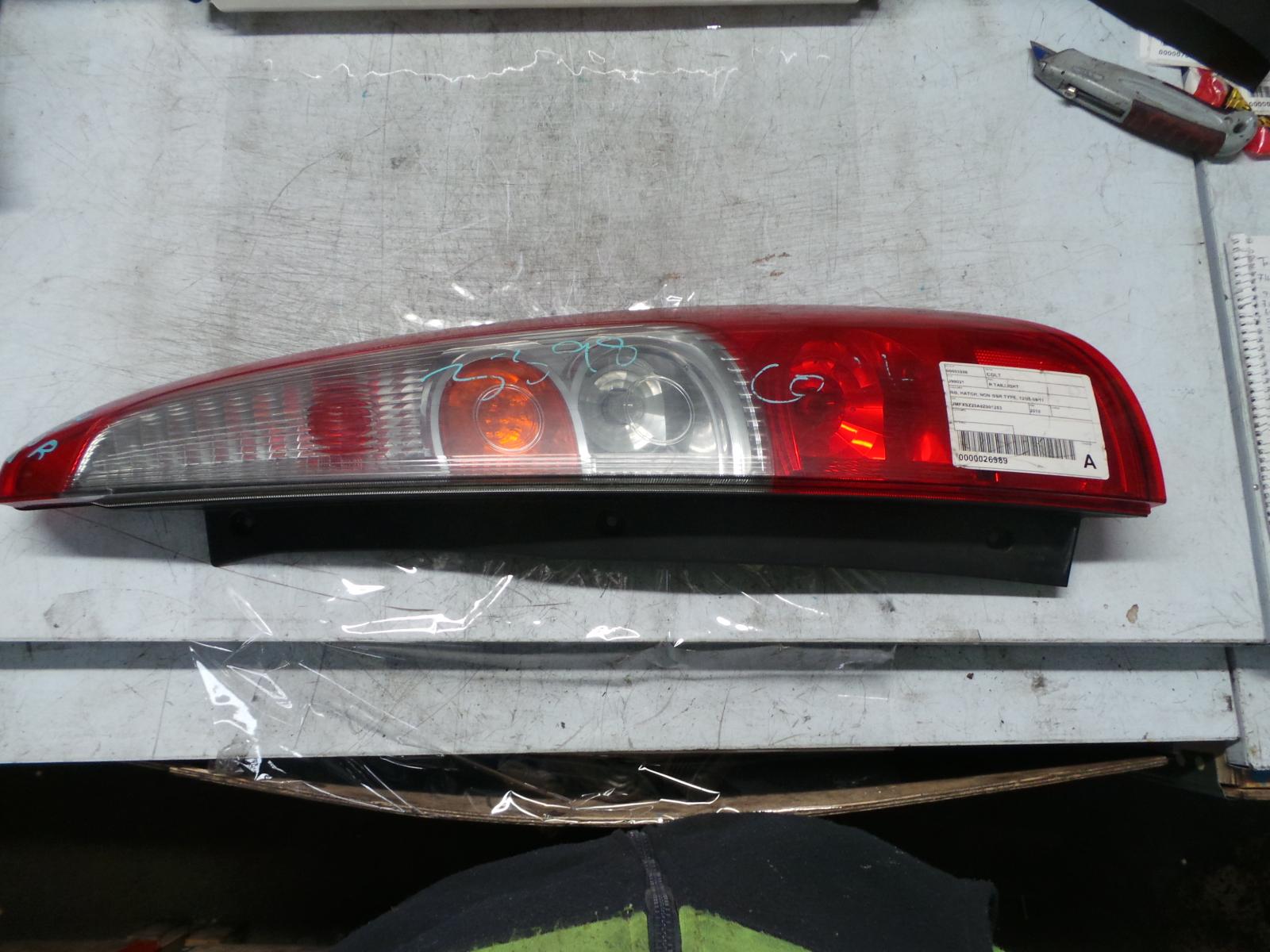 2010 Mitsubishi Colt Right Taillight View Auto part Right Taillight Mitsubishi Colt 2010