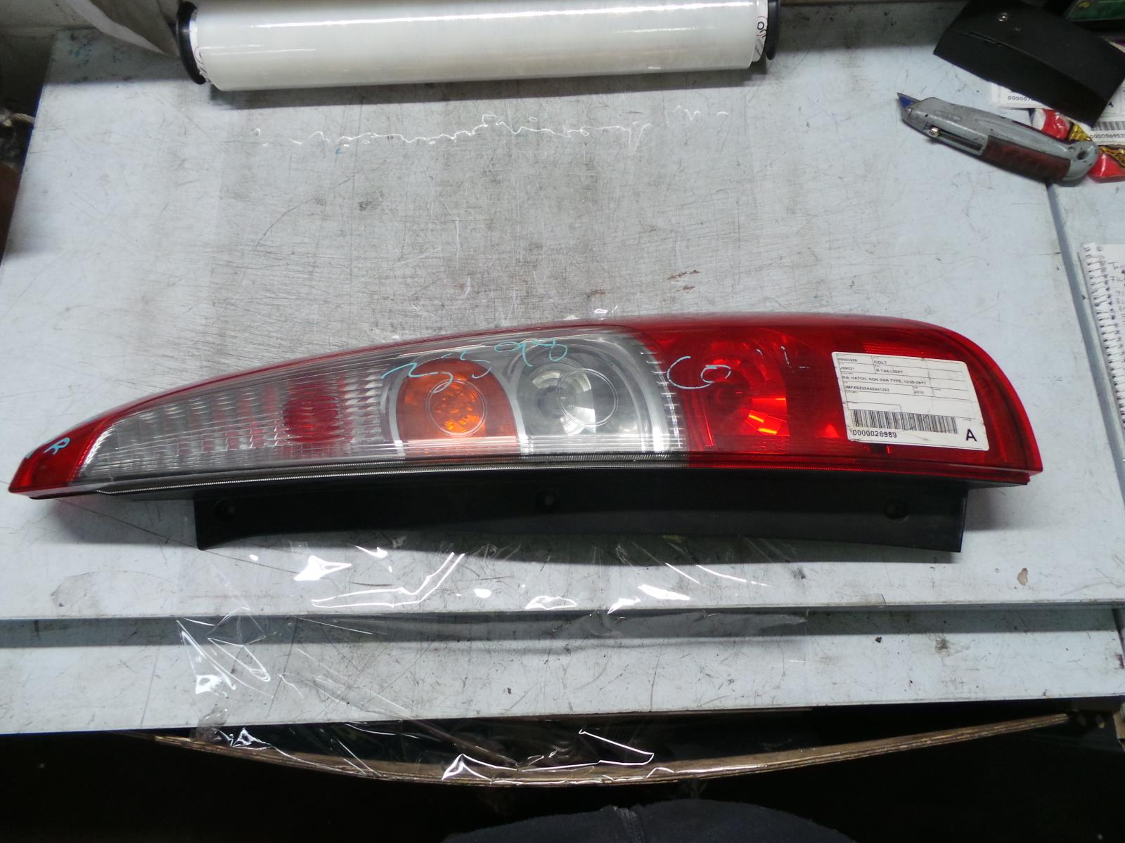 2010 Mitsubishi Colt Right Taillight View Auto part Right Taillight Mitsubishi Colt 2010
