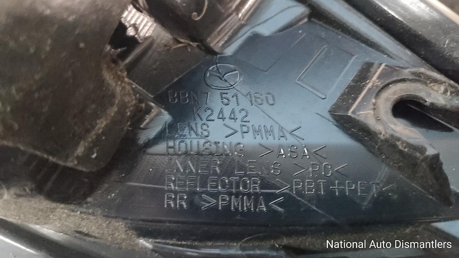 View Auto part Left Taillight Mazda 3 2010