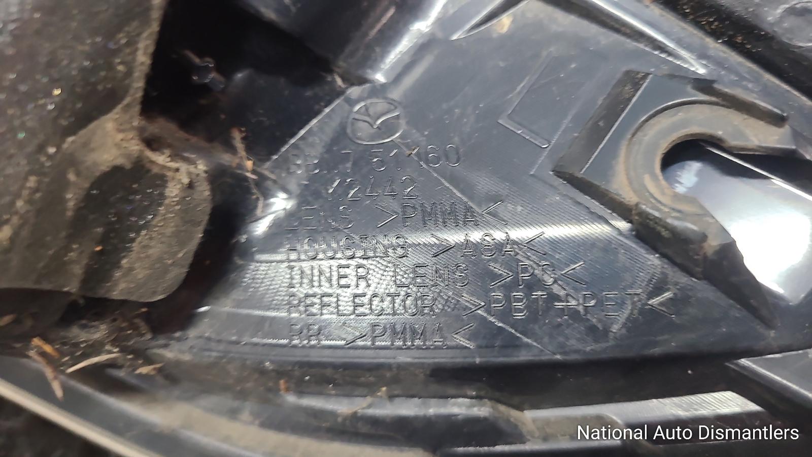 View Auto part Left Taillight Mazda 3 2012