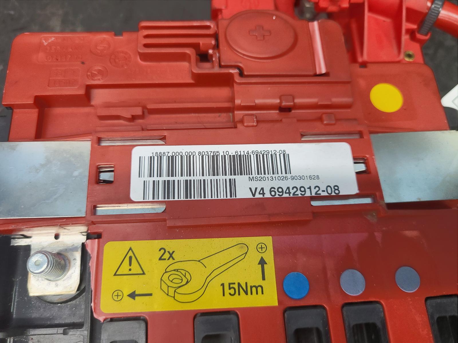 View Auto part Battery Terminal Bmw X1 2014