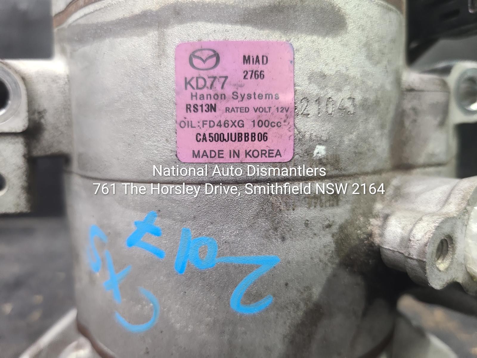 2017 Mazda Cx5 A/C Compressor View Auto part A/C Compressor Mazda Cx5 2017