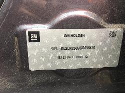 View Auto part Radiator Support Holden Captiva 2013