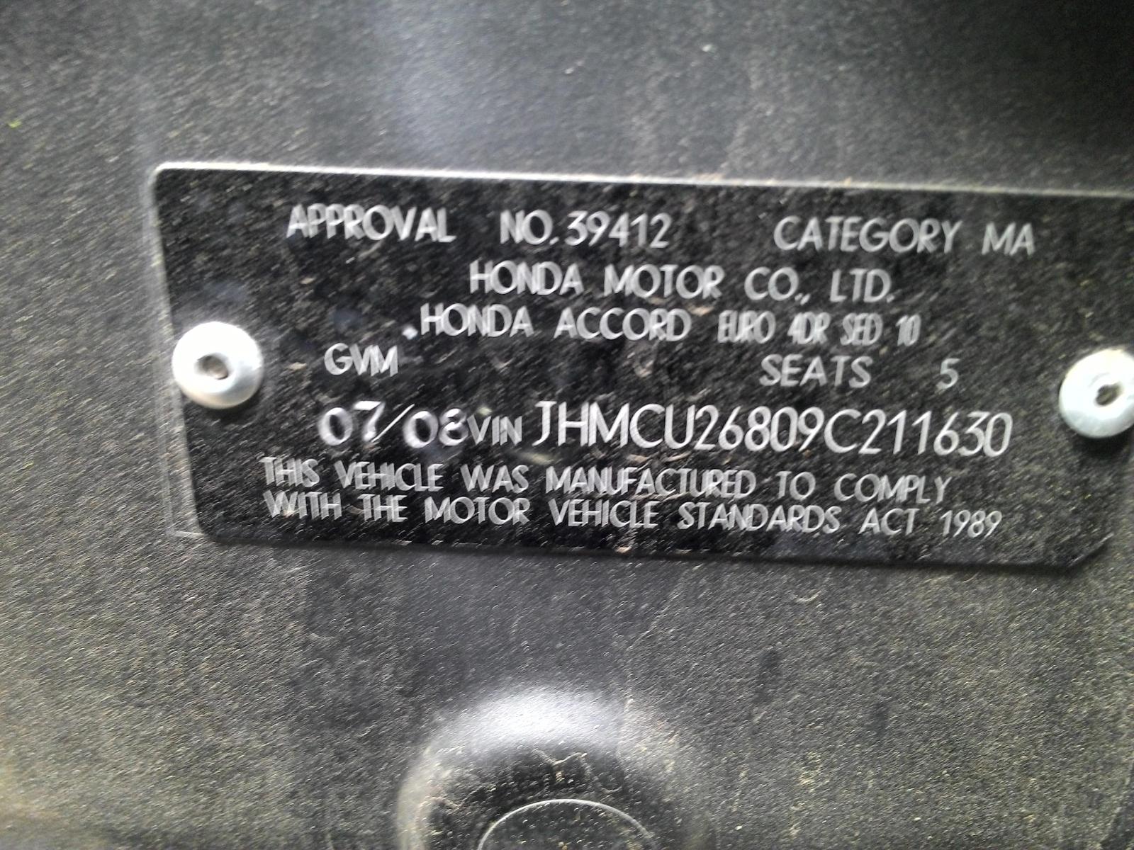 View Auto part Steering Box/Rack Honda Accord 2009