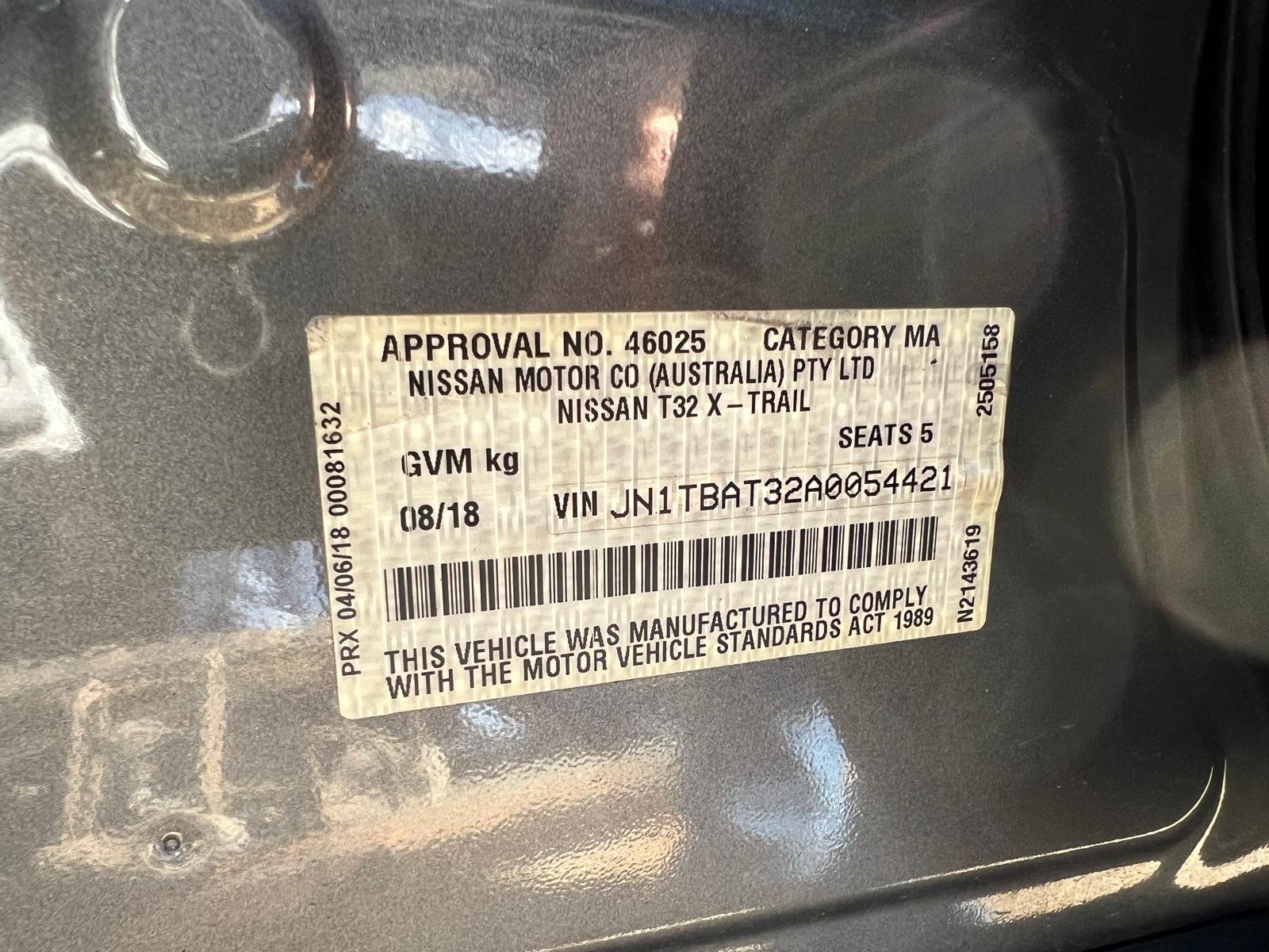 Left Front Door Xtrail Nissan 2018