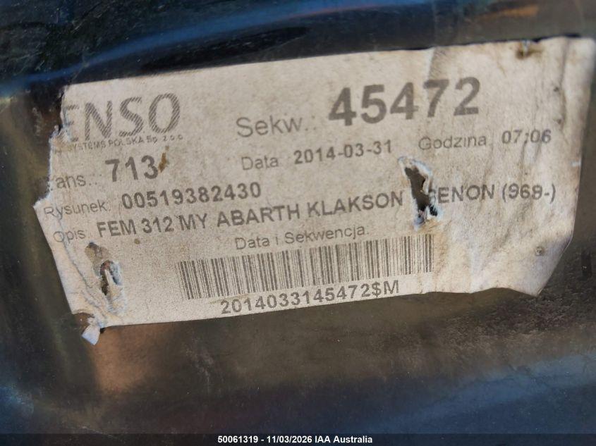 View Auto part Rear Coil Spring Abarth 500 2014