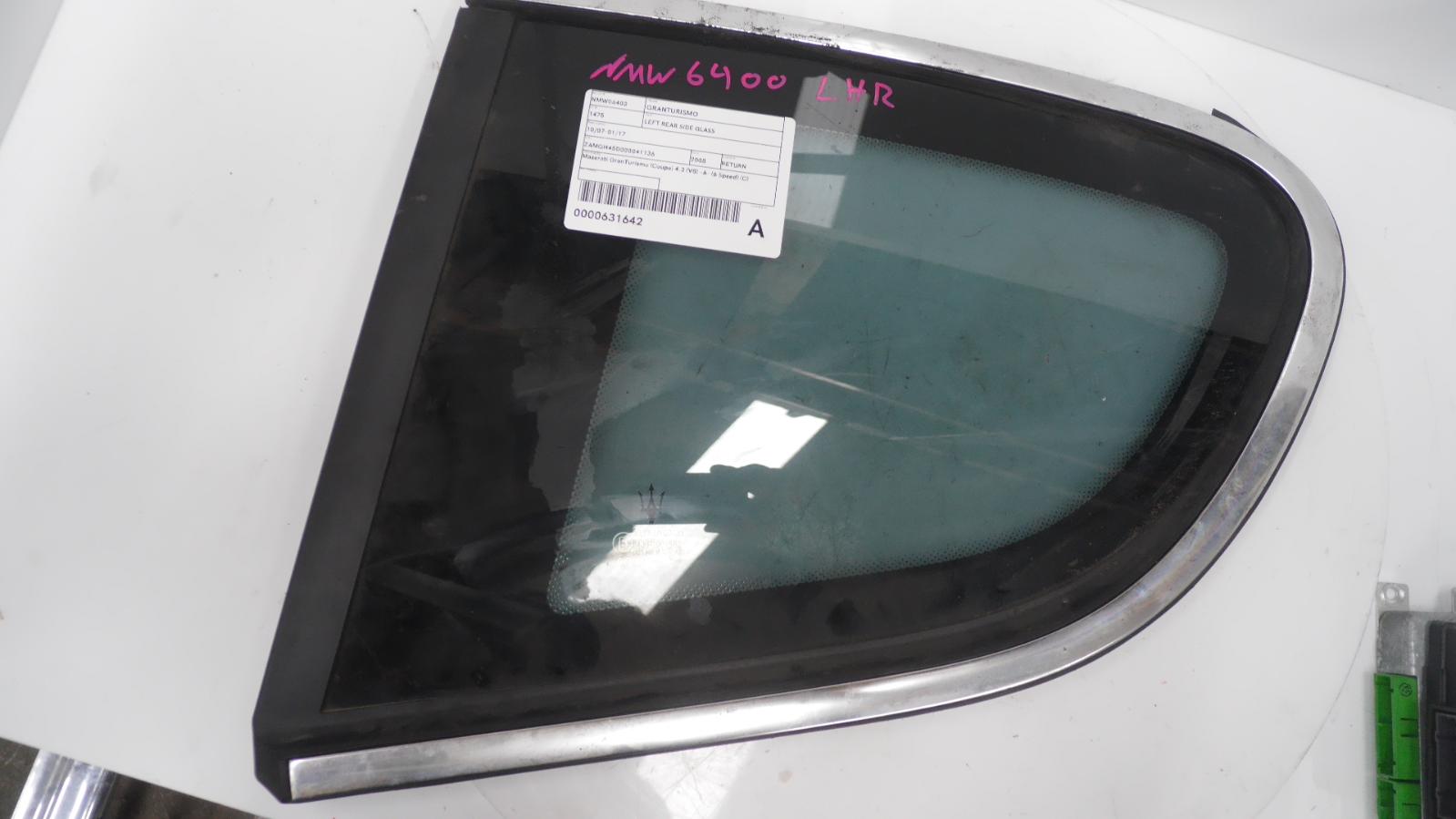 View Auto part Left Rear Side Glass Maserati Granturismo 2008