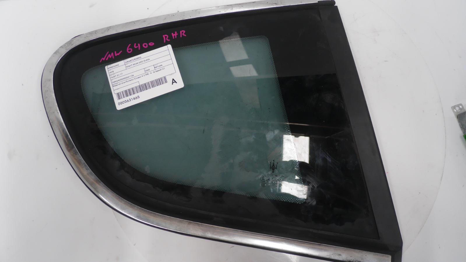 View Auto part Right Rear Side Glass Maserati Granturismo 2008