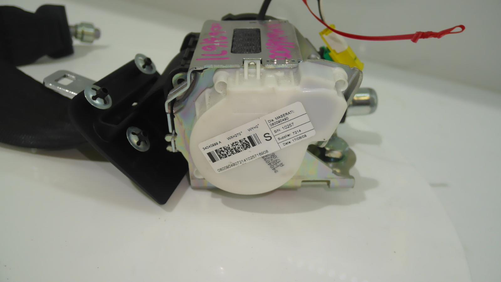 View Auto part Seatbelt/Stalk Maserati Granturismo 2008