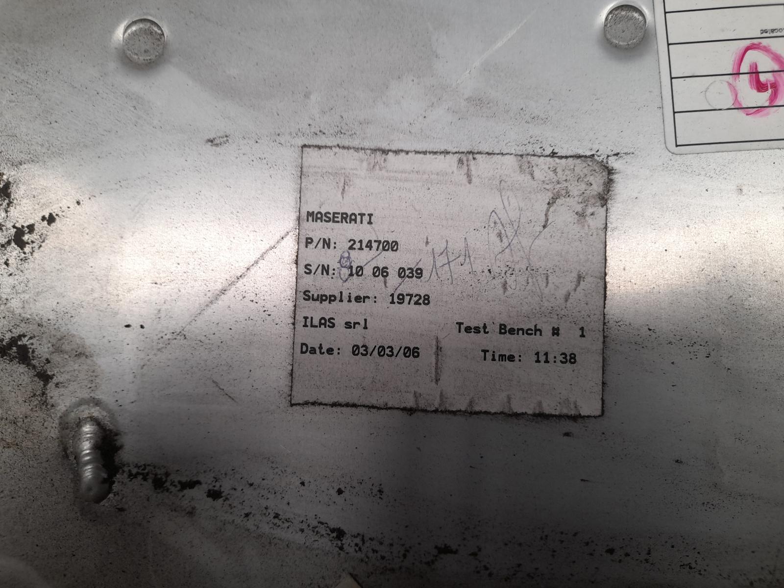 2006 Maserati Quattroporte Fuel Tank View Auto part Fuel Tank Maserati Quattroporte 2006