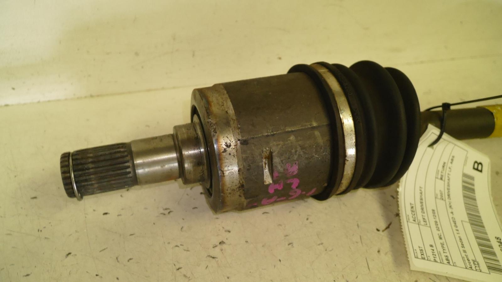 View Auto part Left Driveshaft Hyundai Accent 2007