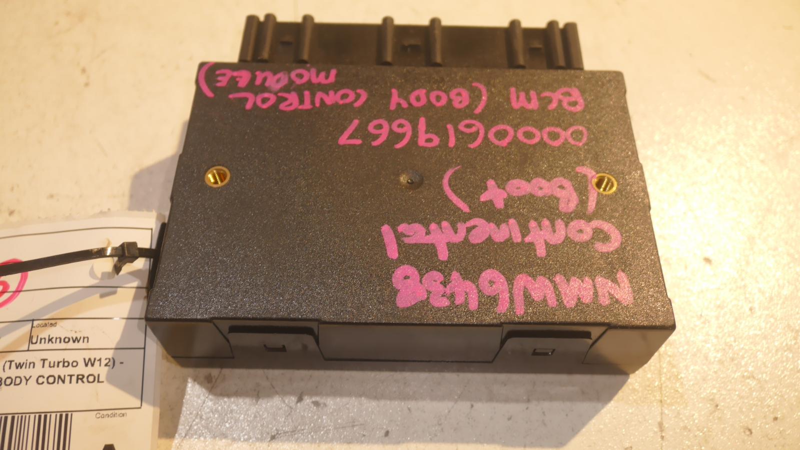View Auto part Ecu Bentley Continental 2007