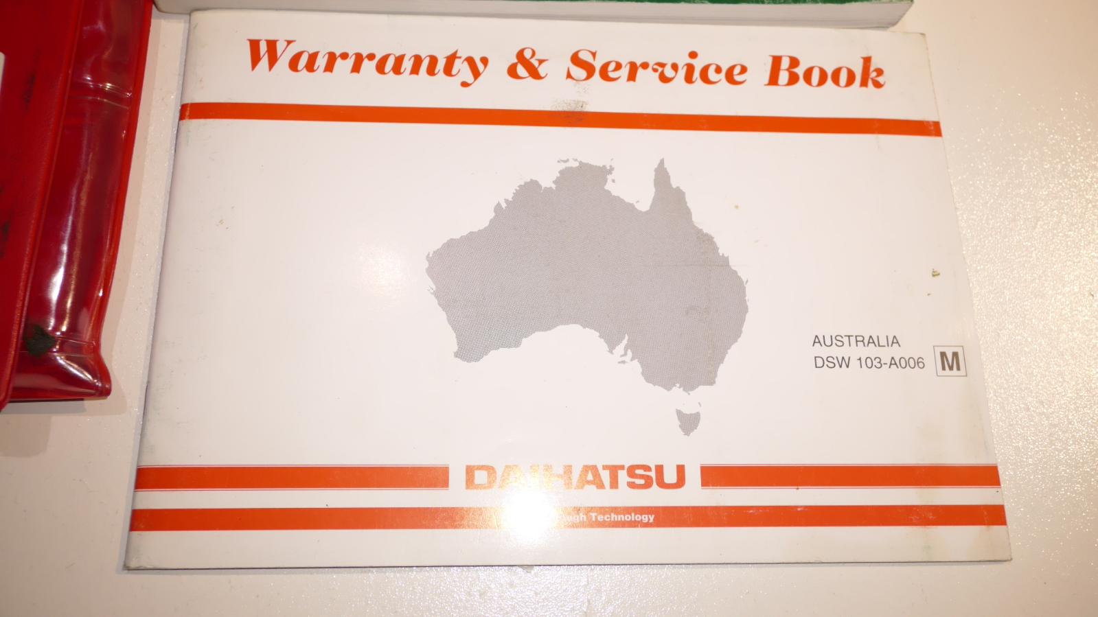 View Auto part Owners Handbook Daihatsu Sirion 1999