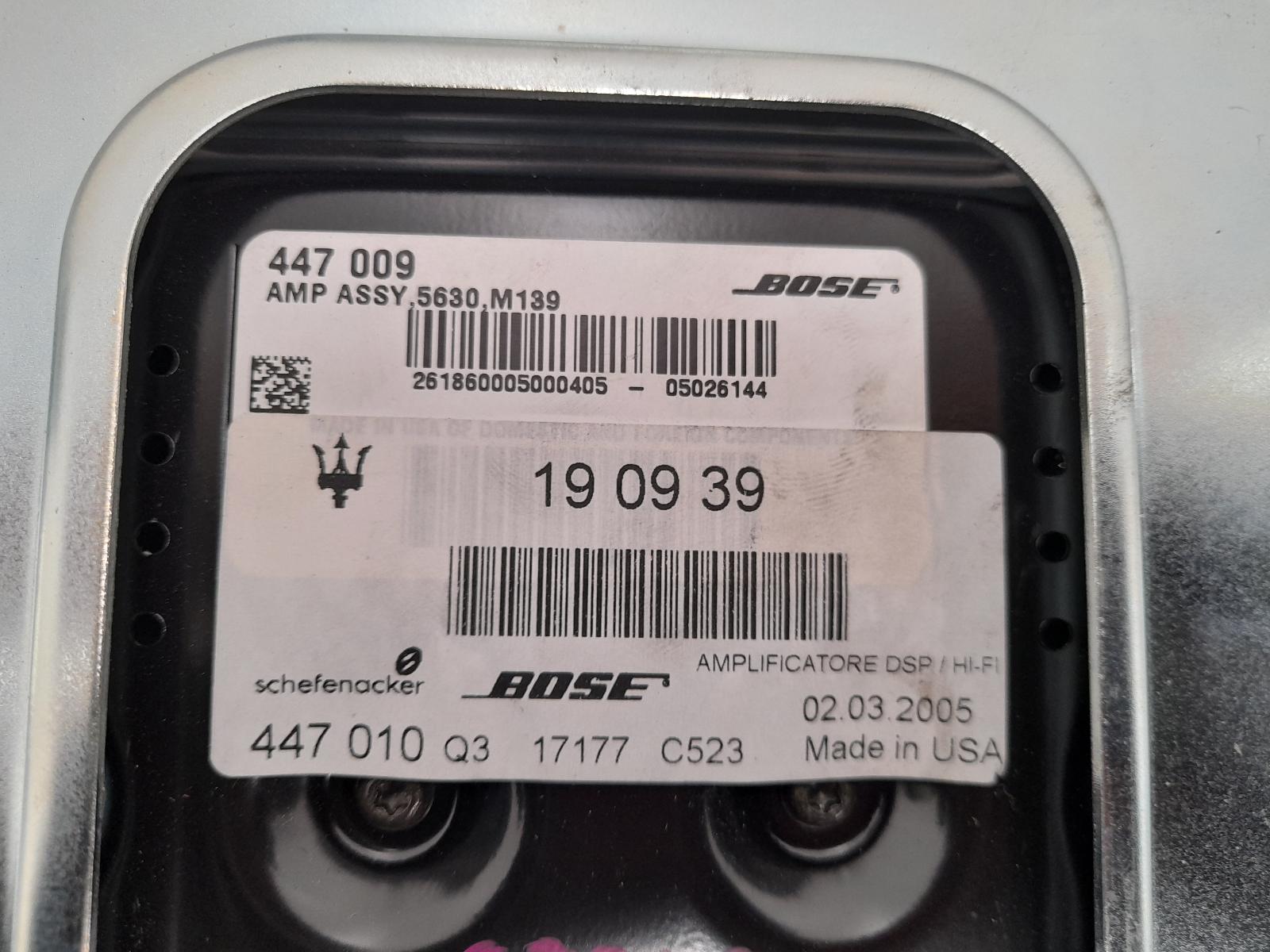 View Auto part Radio/Cd/Dvd/Sat/Tv Maserati Quattroporte 2005