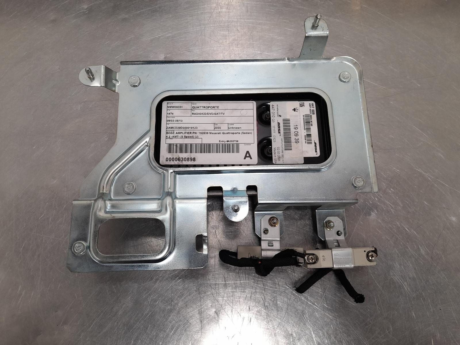 View Auto part Radio/Cd/Dvd/Sat/Tv Maserati Quattroporte 2005