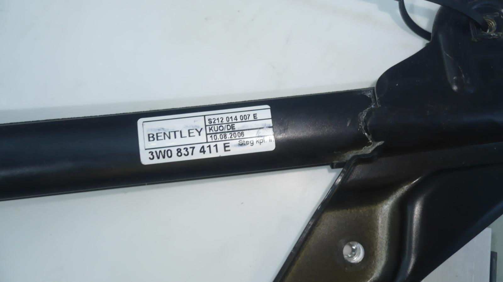 2007 Bentley Continental Left Front 1/4 Door Glass View Auto part Left Front 1/4 Door Glass Bentley Continental 2007