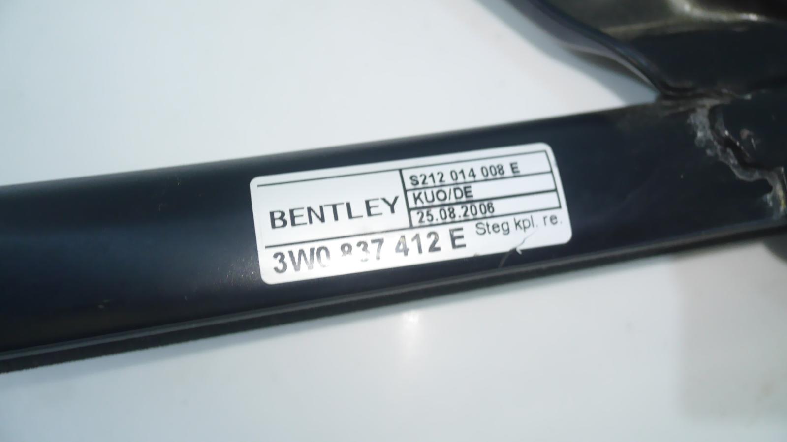 View Auto part Right Front 1/4 Door Glass Bentley Continental 2007