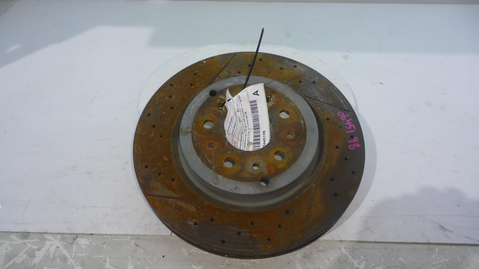 2013 Maserati Granturismo Rear Brake Disc/Drum View Auto part Rear Brake Disc/Drum Maserati Granturismo 2013