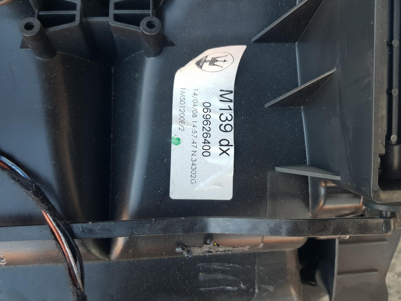2008 Maserati Granturismo Heater Core/Box View Auto part Heater Core/Box Maserati Granturismo 2008