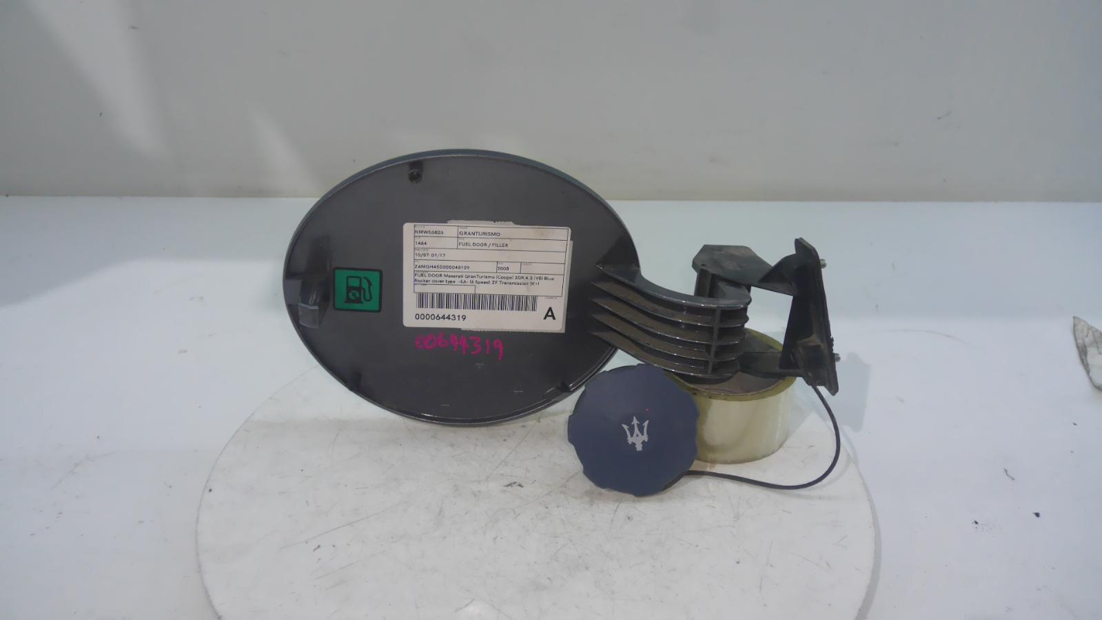 2008 Maserati Granturismo Fuel Door / Filler View Auto part Fuel Door / Filler Maserati Granturismo 2008