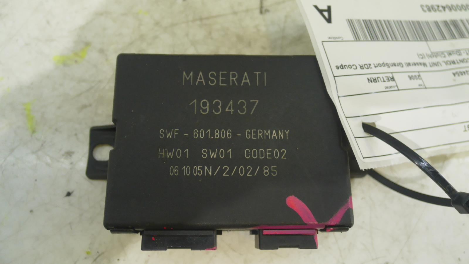 View Auto part Ecu Maserati 4200gt 2006