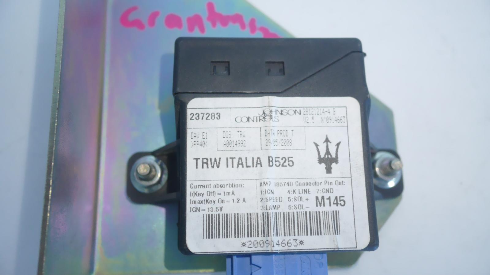 2008 Maserati Granturismo Ecu View Auto part Ecu Maserati Granturismo 2008