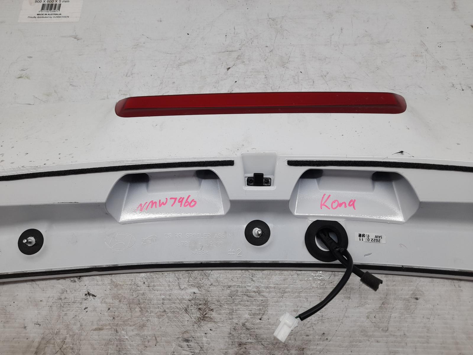 2022 Hyundai Kona Rear Spoiler View Auto part Rear Spoiler Hyundai Kona 2022