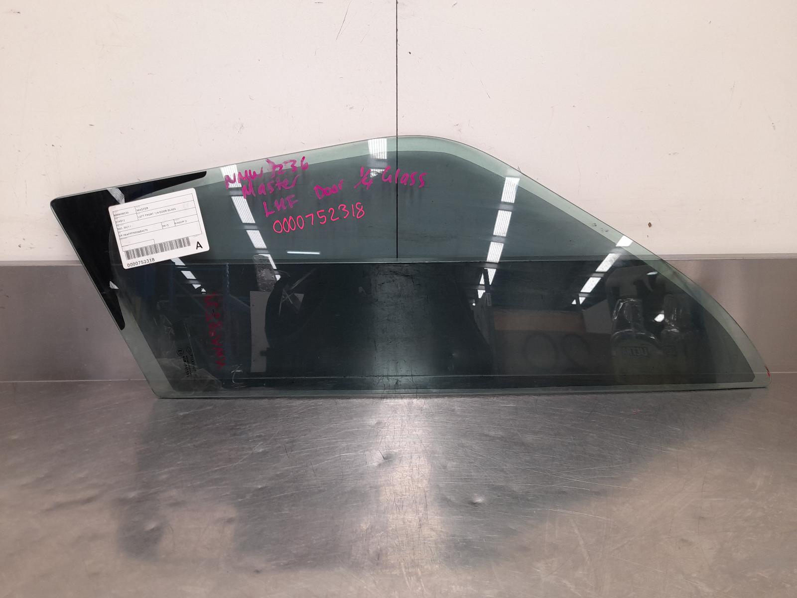 View Auto part Left Front 1/4 Door Glass Renault Master 2013